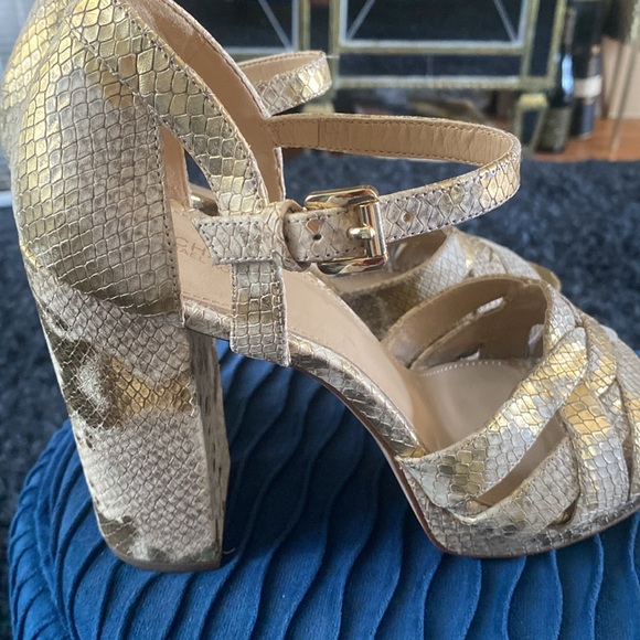Michael Michael Kors Annalise gold snake embossed - Picture 8 of 13